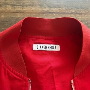 Men’s Red Dirk Bikkembergs Italian Jacket- New